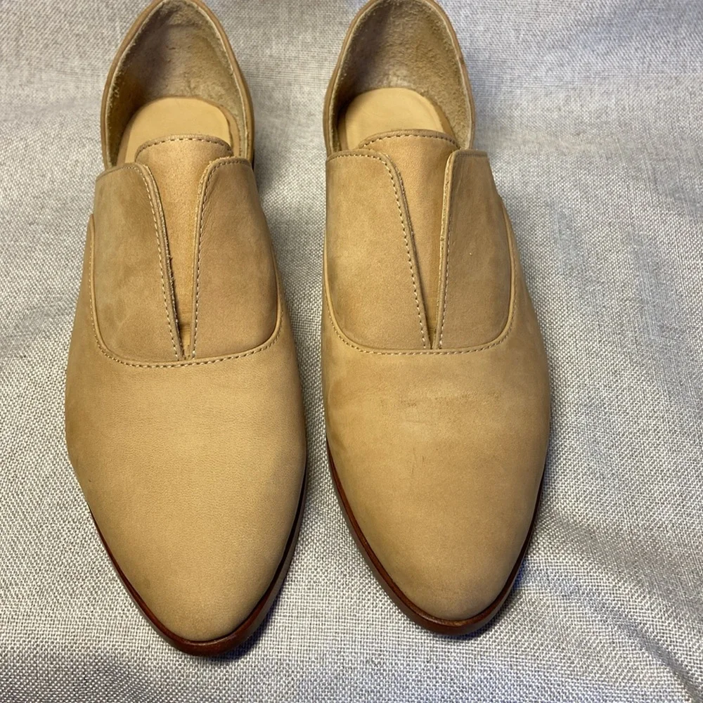 Nisolo Tan Loafers Minimalist Slip-Ons Size 8